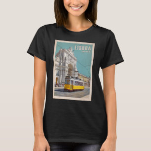 Gelbe Straßenbahn, Augusta Street Arch. Lissabon,  T-Shirt