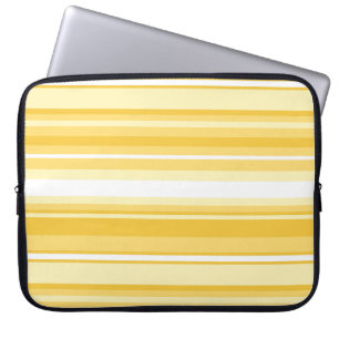 Gelbe Streifen Laptopschutzhülle