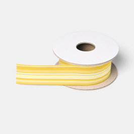Gelbe Streifen Satinband