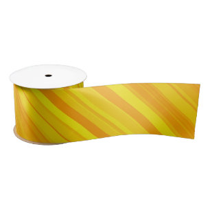 Gelbe Streifen Satinband