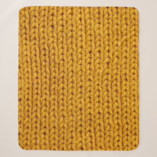 Gelbe Strickwolle, hochauflösende Textur. Sherpadecke
