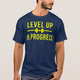 Gelbe Stufe im Gange - Fitness und Workout T-Shirt