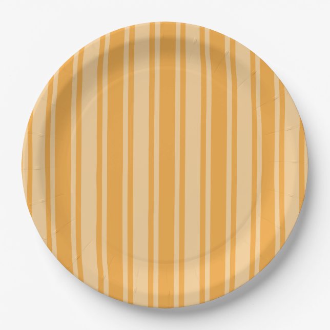Gelbe Süßigkeiten Pappteller (Vorderseite)