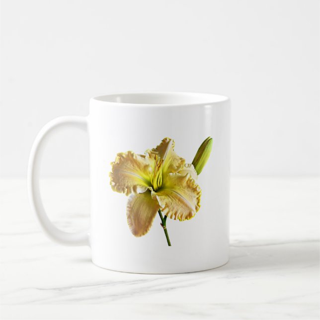 Gelbe Tageslilie Kaffeetasse (Links)