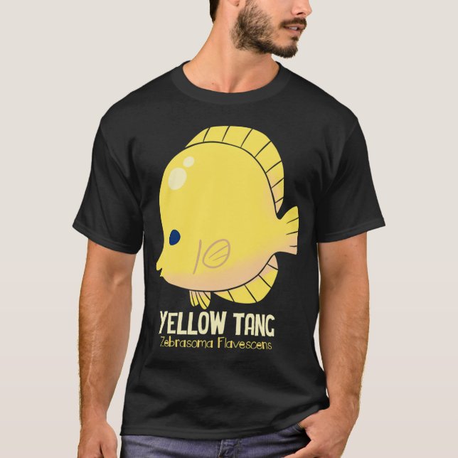 Gelbe Tang 1 T-Shirt (Vorderseite)
