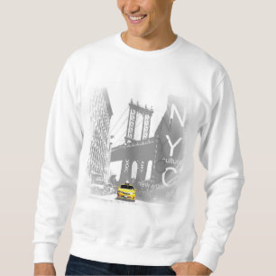 Gelbe Taxi-Brooklyn-Brücke New York City Nyc Sweatshirt