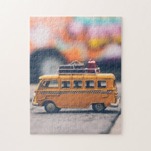 Gelbe Taxifahrt Puzzle