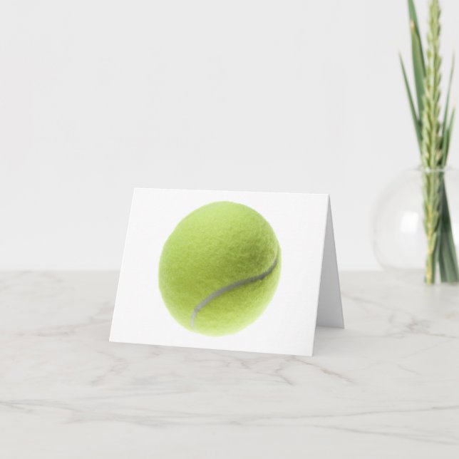 Gelbe Tennisball - Maßgeschneiderte Vorlage (Vorderseite)