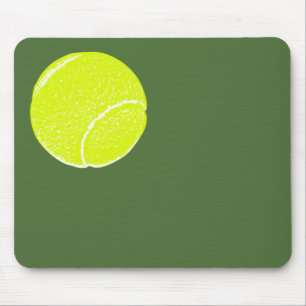 Gelbe Tennisball Mousepad
