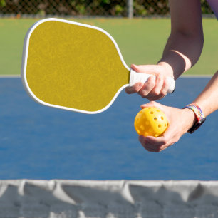 Gelbe texturierte Oberfläche mit wirbelndem Muster Pickleball Schläger