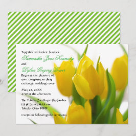Gelbe Tulip - Einladung zur Hochzeit
