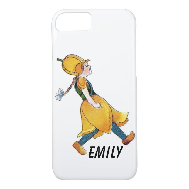 Gelbe Tulip Niedliche Blume Kind Blumenrippe Case-Mate iPhone Hülle (Rückseite)