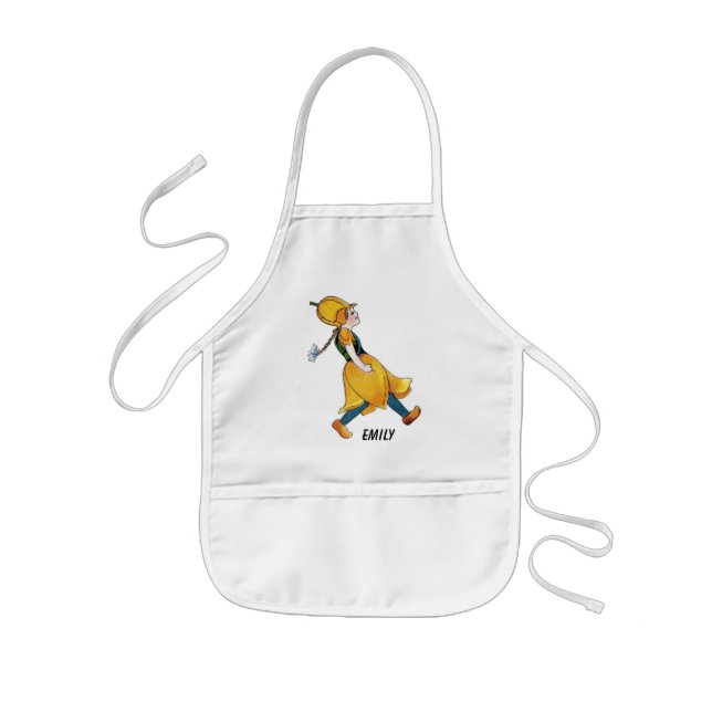 Gelbe Tulip Niedliche Blume Kind Blumenrippe Kinderschürze (Vorne)