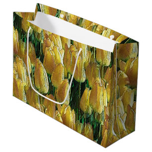 Gelbe Tulips Große Geschenktüte