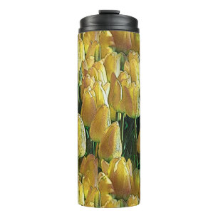 Gelbe Tulips Thermosbecher