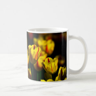 Gelbe Tulpe-Blume Kaffeetasse