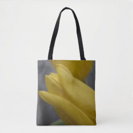 Gelbe Tulpe – Tote-Tasche mit kühner botanischer K
