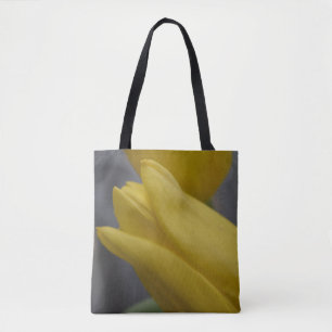 Gelbe Tulpe – Tote-Tasche mit kühner botanischer K