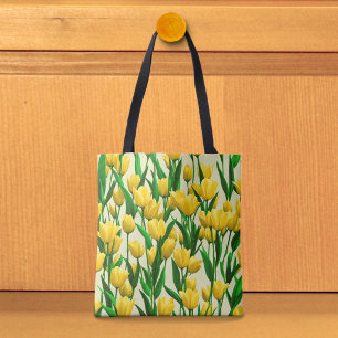 Gelbe Tulpen Bild Nr. 2 Tragetasche