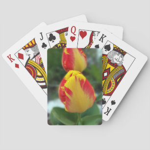 Gelbe Tulpen Spielkarten