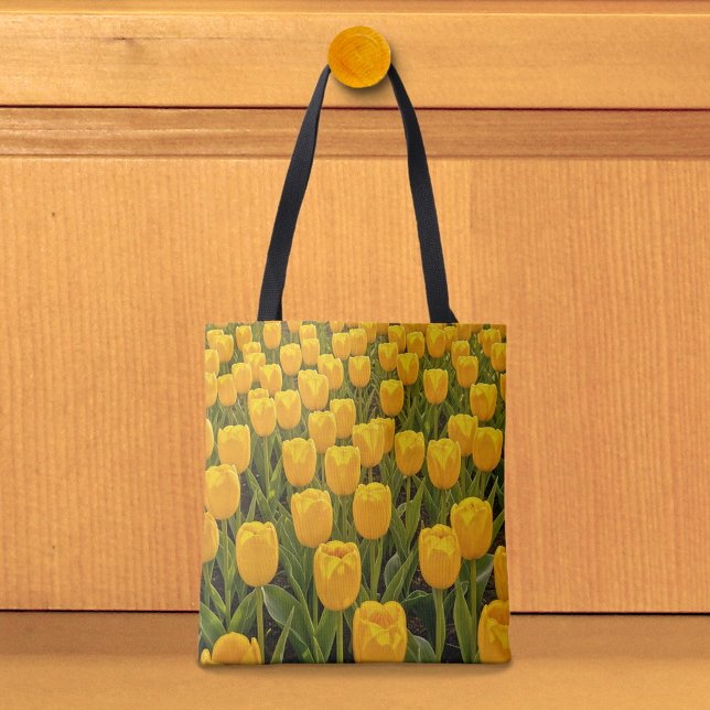 Gelbe Tulpen-Tasche (Tote bag with yellow tulips)