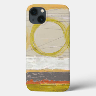 Gelbe u. orange Kreise auf mehrfarbigem Case-Mate iPhone Hülle