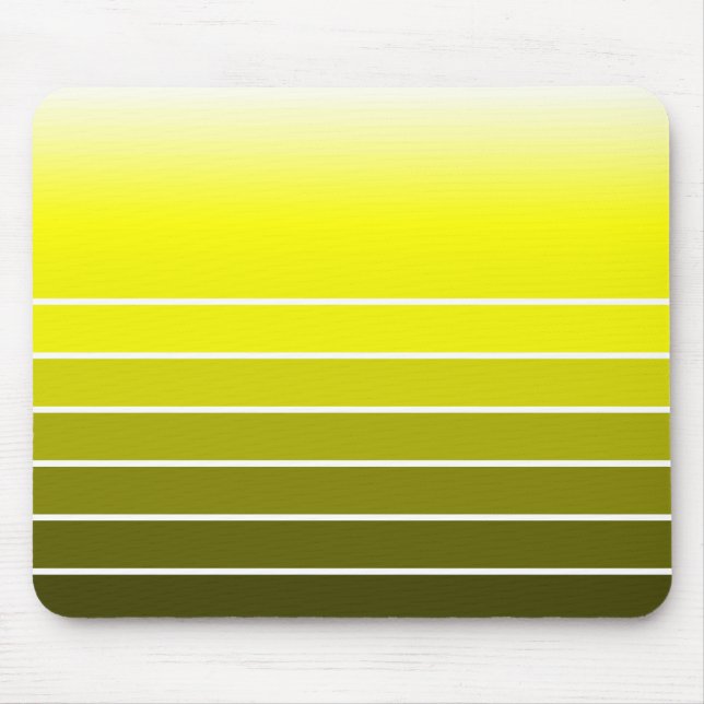 Gelbe Uhr Mousepad (Vorne)