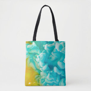 Gelbe und blaue abstrakte Mal-Spritz Hintergrund