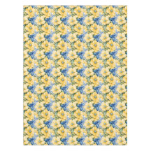 Gelbe und blaue Blumen in Frankreich