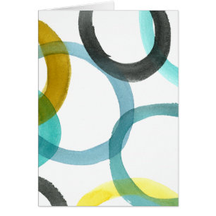 Gelbe und blaue Kreise miteinander schließen