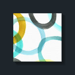 Gelbe und blaue Kreise miteinander schließen Leinwanddruck<br><div class="desc">Ein einfaches Drucken von gelben und blauen Kreise von Megan Meagher. Der weiße Hintergrund lasse die Farben des kreisförmigen Pops. Kaufen Sie noch heute Ihre!</div>
