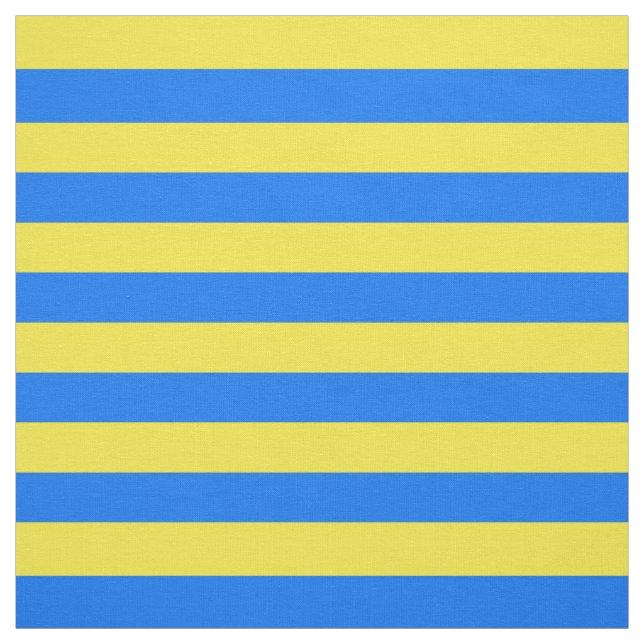 Gelbe und blaue Streifen Stoff (Muster)