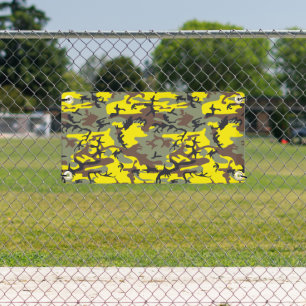 Gelbe und braune Camouflage, Militär, Armee Banner