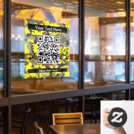 Gelbe und braune Camouflage, Militär, Armee Fensteraufkleber