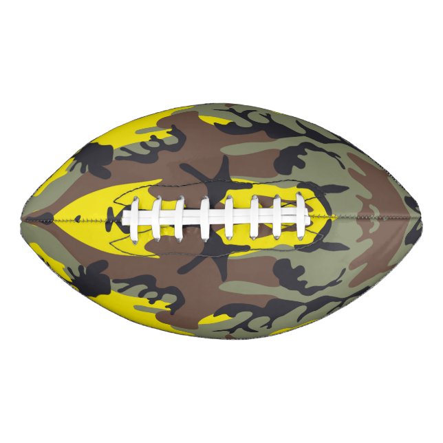 Gelbe und braune Camouflage, Militär, Armee Football (Vorderseite)