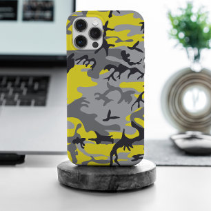 Gelbe und graue Camouflage, Militär, Armee Case-Mate iPhone Hülle