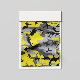 Gelbe und graue Camouflage, Militär, Armee Stoff
