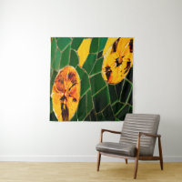 Gelbe und grüne Blume Mosaik