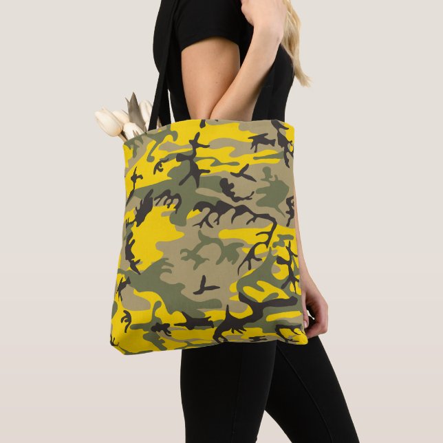 Gelbe und grüne Camouflage, Militär, Armee (Von Nahem)