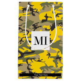 Gelbe und grüne Camouflage, Militär, Armee Kleine Geschenktüte