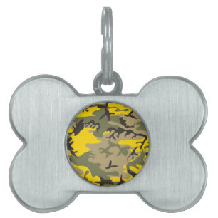 Gelbe und grüne Camouflage, Militär, Armee Tiermarke