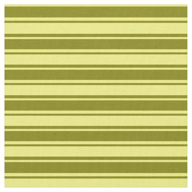 Gelbe und grüne Linien Stoff (Nahaufnahme)