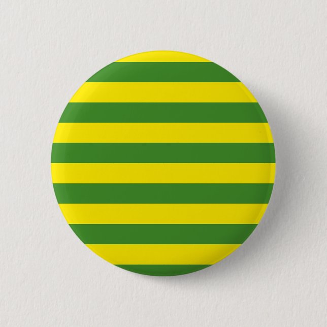 Gelbe und grüne Streifen Button (Vorderseite)