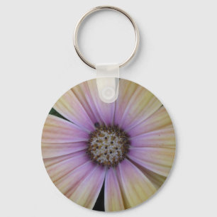 Gelbe und Lila Blume Schlüsselanhänger