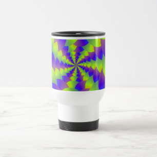Gelbe und Lila Tasse