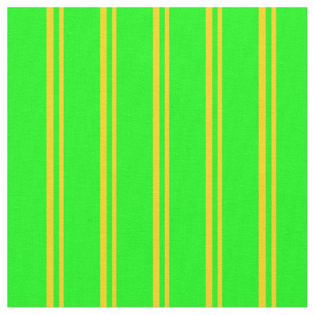 Gelbe und Limone farbige Linien Stoff (Nahaufnahme)