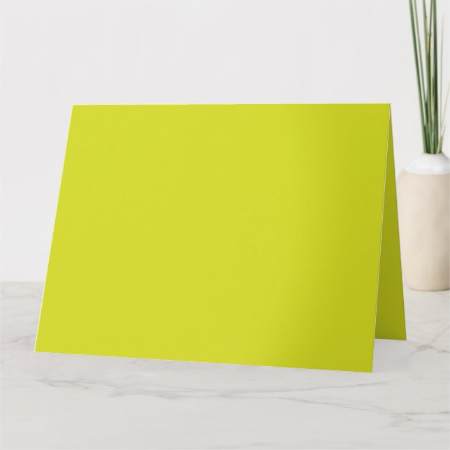 Gelbe und orangefarbene geometrische Formen sind a Karte (Vorderseite)