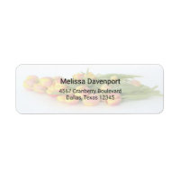 Gelbe und orangefarbene Tulpen mit Stielen