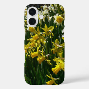 Gelbe und weiße Kleidung Frühlingsblumen iPhone 16 Hülle