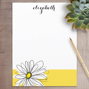 Gelbe und weiße weiße, weißliche Daisy mit benutze